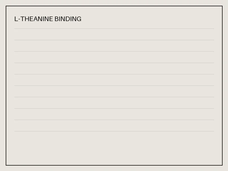 L-Theanine binding graph